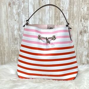 Kate Spade Eva Stripe Large Bucket Bag